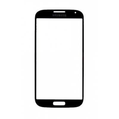 Geam Samsung i9500/i9505 Galaxy S4 + adeziv special original Black Edition foto