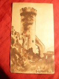 Acuarela- Ilustrata - Castel in ruina la Alecon Franta ,semnat ,1928
