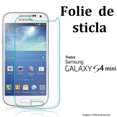 FOLIE STICLA Samsung Galaxy S4 MINI 0.33mm,2.5D tempered glass antisoc PROTECTIE foto