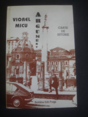 VIOREL MICU - ARGUMENT * CARTE DE ISTORIE foto