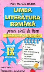 Limba si literatura romana pentru elevii de liceu, clasa a IX-a foto