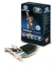 Placa video SAPPHIRE 1024 MB GDDR3 64 bit PCI-E 16x AMD Radeon HD 5450 VGA DVI HDMI foto