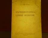 D. Caracostea Expresivitatea limbii romane, ed. princeps