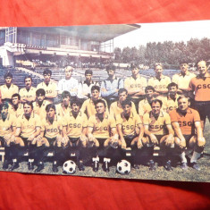 Fotografie Fotbal - Lotul Echipei Otelul Galati 1988-1989 , 20x12 cm