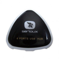 SERIOUX HUB USB 2.0 F la 4xUSB 2.0 M SUHB-T300 foto