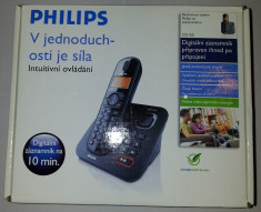 Vand telefon DECT Philips CD155 cu robot telefonic foto