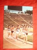 Ilustrata Sport - Atletism -Semifond pe Stadion 23 August , anii &#039;70, Necirculata, Fotografie