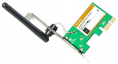 Placa retea PCI-E, wireless N 150Mbps, antena fixa (1*2.2dBi), TENDA (W311E) foto