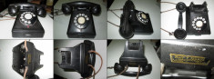 BELL Telephone-MFG Company-Anvers Belgique. Telefon vechi din bachelita. foto