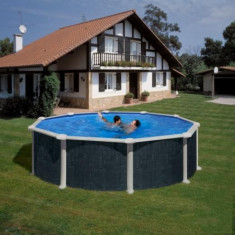 Piscina prefabricata rotunda Gre - 350 x h 132cm - KITPR358NRT foto