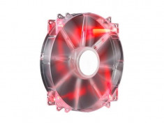 Ventilator carcasa COOLER MASTER MegaFlow 200mm, conector 3-pin, LED rosu (R4-LUS-07AR-GP) foto