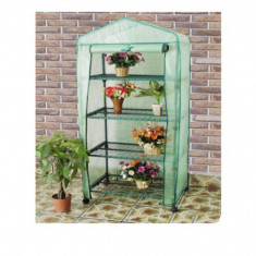 Mini sera pentru balcon Stocker 69 x 49 x 158 cm 4 rafturi foto