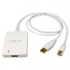 Adaptor Mini DisplayPort + USB Audio la HDMI, Logilink (CV0041) foto