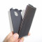 Husa flip Slim neagra pentru telefon Sony Xperia Sola (MT27i)