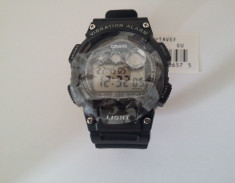 Casio W-735H-1AVEF Alarma cu vibratii, autonomie baterie 10 ani, nou, original ! foto