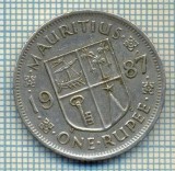 6839 MONEDA -MAURITIUS - ONE RUPEE -ANUL 1987-starea care se vede