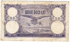 Bancnota 20 lei 19 septembrie 1929 DOUE DECI LEI foto