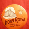Vigneta Reclama Turistica - Hotel Royal-Goteborg -Suedia,adeziv d =12,5 cm