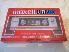 Casete audio sigilate Maxell UR 90 foto