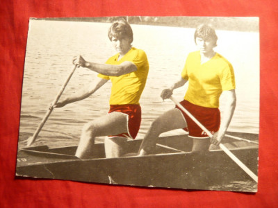 Ilustrata- Sport- Canoe - Campioni Olimpici , anii &amp;#039;70 Romania foto
