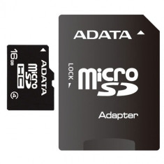MICRO SD CARD ADATA model: AUSDH16GCL4-RA1 capacitate: 16 GB clasa: 4 culoare: NEGRU foto
