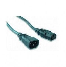 Cablu Alimentare Prelungitor, cu pini de 4.9mm, lungime cablu: 5m, bulk, Negru, GEMBIRD (PC-189-VDE-5M) foto