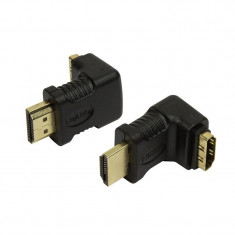 Adaptor HDMI (M/T) 90 de grade, Logilink (AH0007) foto