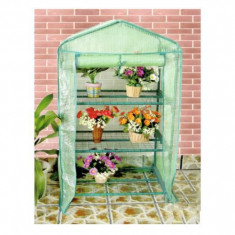 Mini sera pentru balcon Stocker 69 x 49 x 125 cm 3 rafturi foto