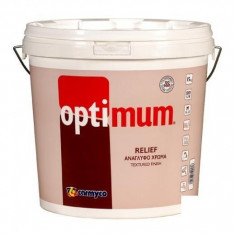 Vopsea texturata OPTIMUM RELIEF alba - 5 Kg foto