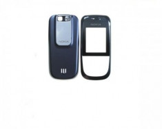 Carcasa telefon Nokia 2680s fata + capac baterie gri foto