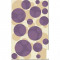 Faianta decorativa Girotondo violet - 25 x 40 cm