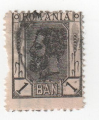 Spic de grau, 1 ban negru inchis, 1908 obliterat (14) foto