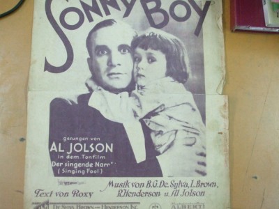 Sonny Boy partitura 1929 Jean Feder Bucarest foto