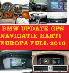 CD DVD NAVIGATIE BMW HARTI GPS BMW Seria 1 3 5 6 7 BMW X3 BMW X5 X6 ROMANIA 2016 foto