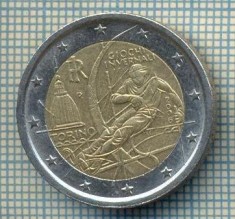 6836 MONEDA -ITALIA-2 EURO-ANUL 2006 JOCURILE OLIMPICE IARNA-starea care se vede