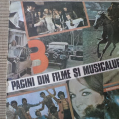 Pagini din filme si musicaluri vol. 3 disc vinyl lp muzica pop usoara film VG+