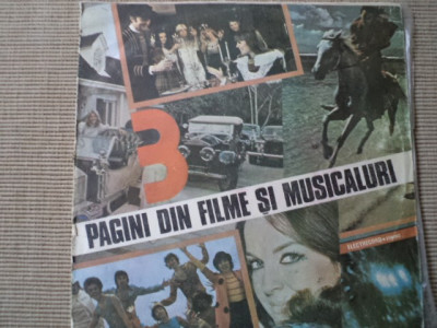 Pagini din filme si musicaluri vol. 3 disc vinyl lp muzica pop usoara film VG+ foto