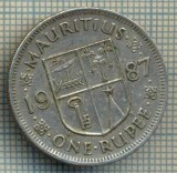 6841 MONEDA -MAURITIUS - ONE RUPEE -ANUL 1987-starea care se vede