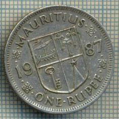 6841 MONEDA -MAURITIUS - ONE RUPEE -ANUL 1987-starea care se vede