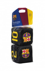 Zaruri ornamentale FC Barcelona 7x7cm, Ornament oglinda retrovizoare foto