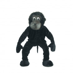 Costum gorila marime universala, negru foto