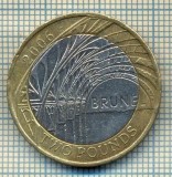 6886 MONEDA- MAREA BRITANIE - 2 POUNDS -2006 -BRUNEL -starea care se vede, Europa