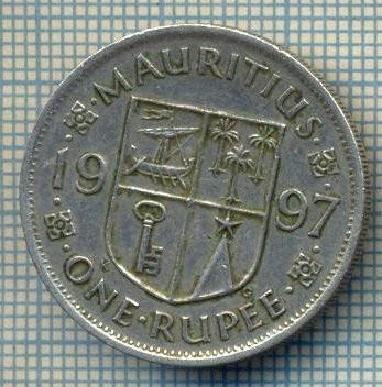 6842 MONEDA -MAURITIUS - ONE RUPEE -ANUL 1997-starea care se vede