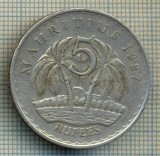 6847 MONEDA -MAURITIUS - 5 RUPEES -ANUL 1987 -starea care se vede