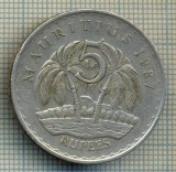 6847 MONEDA -MAURITIUS - 5 RUPEES -ANUL 1987 -starea care se vede, Europa