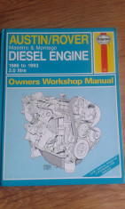 manual ghid service Haynes reparatii rover montego 1986-1993 diesel foto