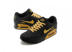 Adidasi Nike AIR MAX AIRMAX 90 Negru-Auriu. NEW COLLECTION. Livrare imediata! foto