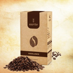 Cafea naturala boabe - Aurile Excellence - 250 gr. - NOU foto