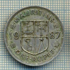 6840 MONEDA -MAURITIUS - ONE RUPEE -ANUL 1987-starea care se vede