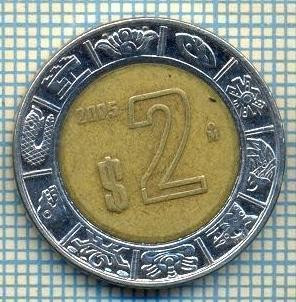 6922 MONEDA- MEXIC - 2 PESOS - 2005 -starea care se vede